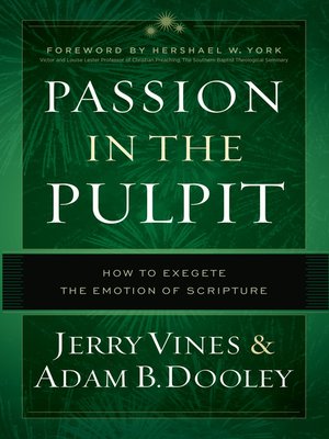 cover image of Passion in the Pulpit